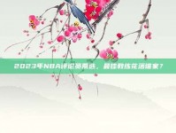 2023年NBA评论员票选，最佳教练花落谁家？