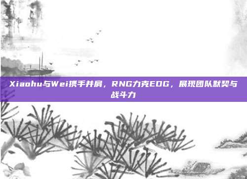 Xiaohu与Wei携手并肩，RNG力克EDG，展现团队默契与战斗力