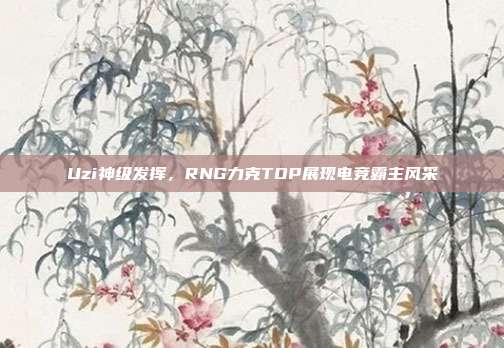 Uzi神级发挥，RNG力克TOP展现电竞霸主风采