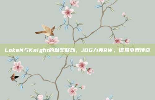 LokeN与Knight的默契联动，JDG力克RW，谱写电竞传奇