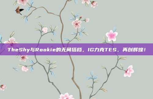 TheShy与Rookie的无间搭档，IG力克TES，再创辉煌！